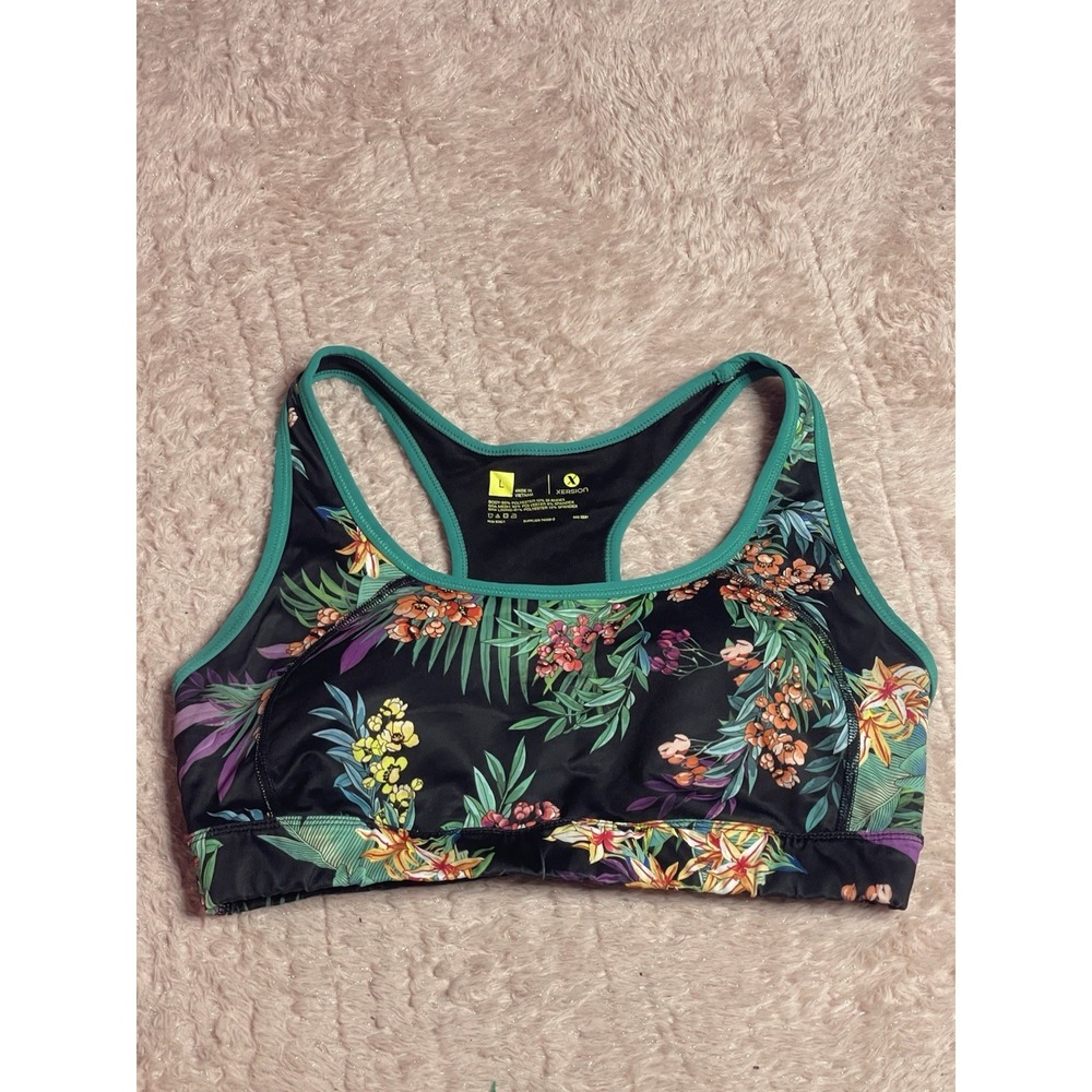 Xersion‎ Sports Bra Women's size Large Multi-colored